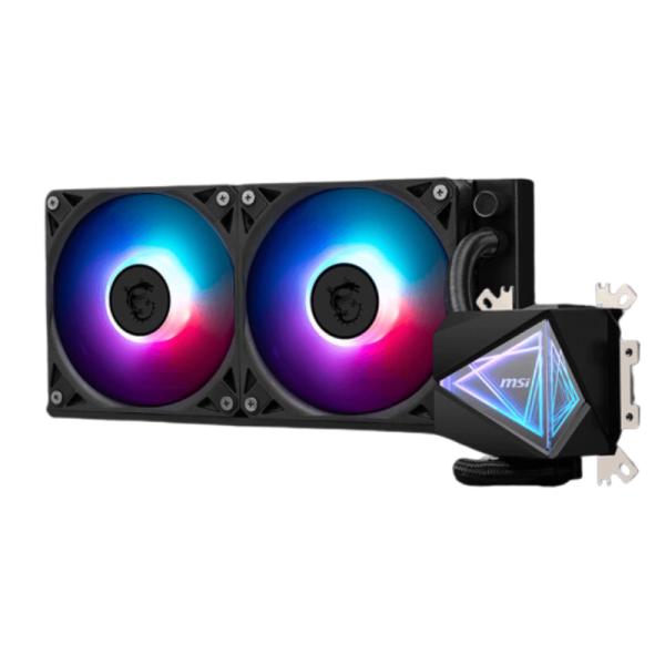 ENFRIAMIENTO LIQUIDO RGB MSI MAG CORELIQUID I240 AIO 240MM 306-7ZW7A12-C24 NEGRO