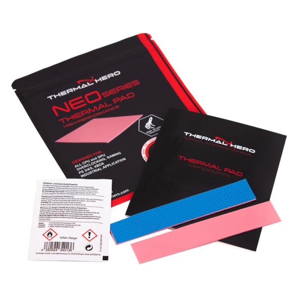 PARCHE TÉRMICO THERMAL HERO NEO PAD 13W/M K 3.0MM CPU/GPU 100x100MM TH-412130