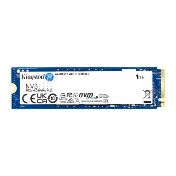 HD INTERNO SOLIDO 1TB PCIe 4.0 NVMe KINGSTON NV3 SNV3S/1000G