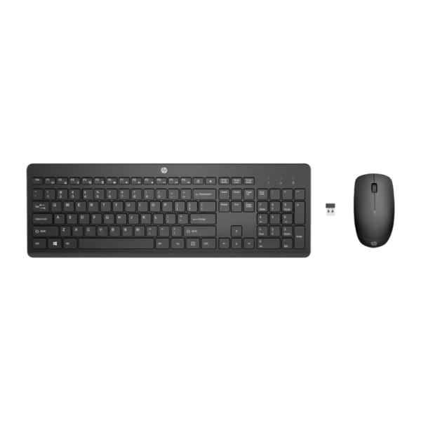 TECLADO Y MOUSE HP 235 INAL&Aacute;MBRICO USB-A 1Y4D0AA#ABM NEGRO