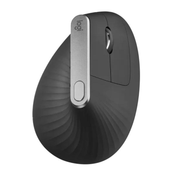 MOUSE ERGONÓMICO LOGITECH MX VERTICAL INALÁMBRICO BLUETOOTH / RECEPTOR 4000 DPI 910-005449 NEGRO