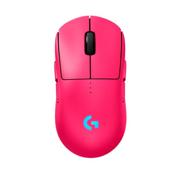 MOUSE GAMING LOGITECH PRO 2 LIGHTSPEED INALÁMBRICO RECEPTOR 44000 DPI 910-007291 ROSADO