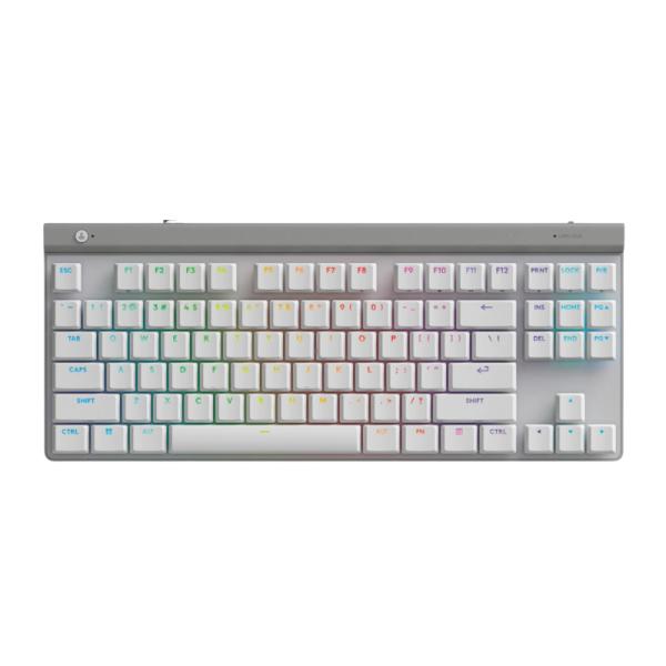 TECLADO GAMING RGB LOGITECH G515 TKL MECÁNICO ALÁMBRICO INGLÉS 920-012869 BLANCO