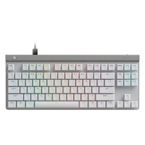 TECLADO GAMING RGB LOGITECH G515 TKL MECÁNICO ALÁMBRICO INGLÉS 920-012869 BLANCO