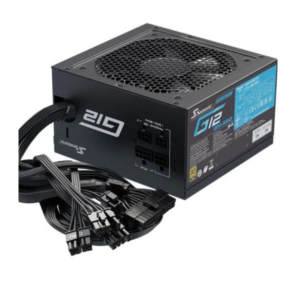 FUENTE DE PODER SEASONIC G12 GC 850 850W 80 PLUS GOLD NO MODULAR ATX A851GCAFH NEGRO