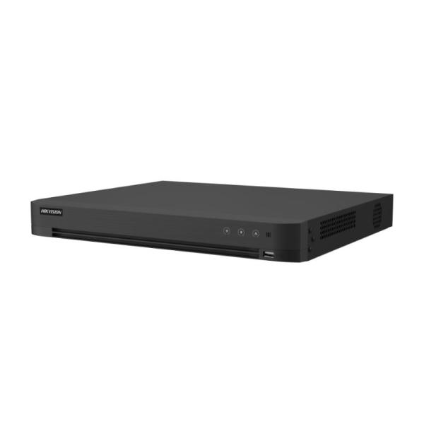 GRABADORA DVR HIKVISION iDS-7232HQHI-M2/XT 32 CANALES HASTA 3K / 5 MP LITE HASTA 24 TB (2 SATA) ACUSENSE H.265 PRO+ 300229177 NEGRO