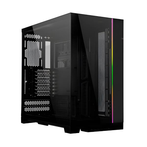 CASE GAMING RGB LIAN LI O11 DYNAMIC EVO XL FULL TOWER SIN VENTILACI&Oacute;N INCLUIDA CON VIDRIO FRONTAL Y LATERAL G99.O11DEXL-X.00 NEGRO