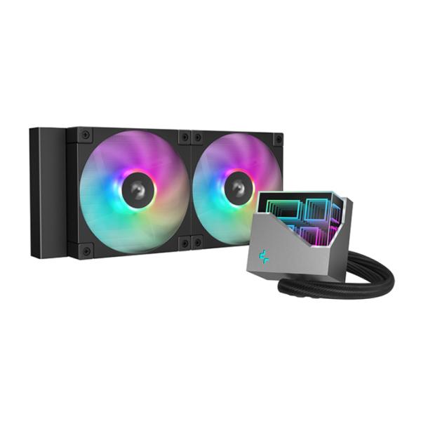 ENFRIAMIENTO LIQUIDO RGB DEEPCOOL LT240 AIO 240MM R-LT240-BKAMNC-G-1 NEGRO