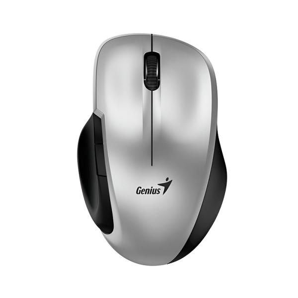 MOUSE GENIUS RS2 ERGO 8200S INALÁMBRICO CON RECEPTOR TIPO C 1200 DPI 31030029404 PLATEADO