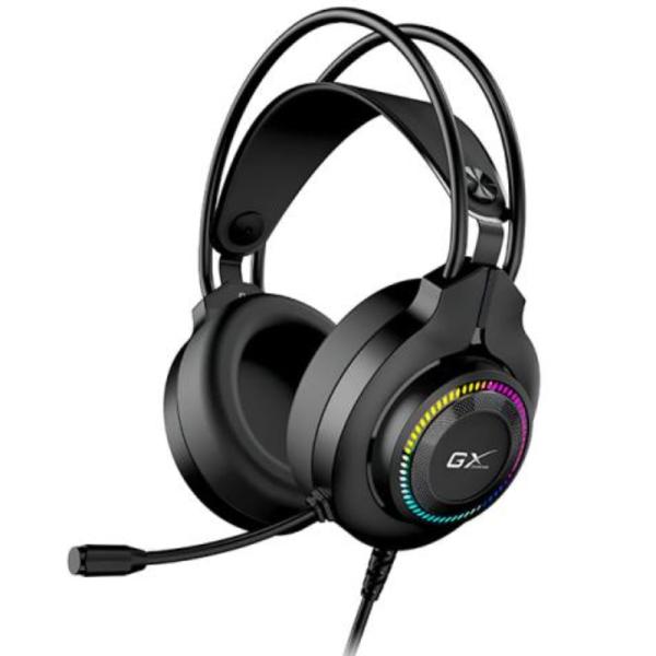 HEADSET GAMING RGB GENIUS HS-GX580U AL&Aacute;MBRICO USB 31710028400 NEGRO