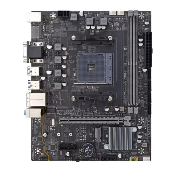 TARJETA MADRE ARKTEK AK-A520M EG AM4 MICRO-ATX DDR4 NEGRO