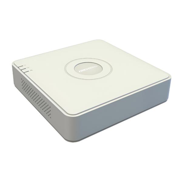 GRABADORA NVR PARA CAMARAS DE VIGILANCIA HIKVISION 4-CH IP.4-CH POE INTERFACE. H.265+. UP TO 6MP RECORDING. 1 SATA INTERFACE DS-7104NI-Q1/4P(STD)(D) 303618112-AF