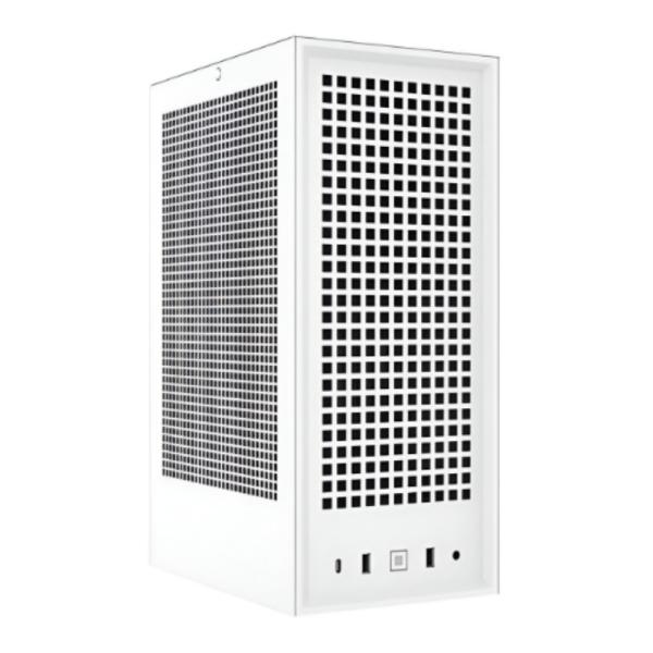 CASE HYTE REVOLT 3 MINI TOWER SIN VENTILACI&Oacute;N INCLUIDA CON MALLA MET&Aacute;LICA CS-HYTE-REVOLT3-W BLANCO