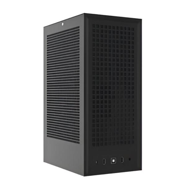 CASE HYTE REVOLT 3 MINI TOWER SIN VENTILACI&Oacute;N INCLUIDA CON MALLA MET&Aacute;LICA CS-HYTE-REVOLT3-B NEGRO