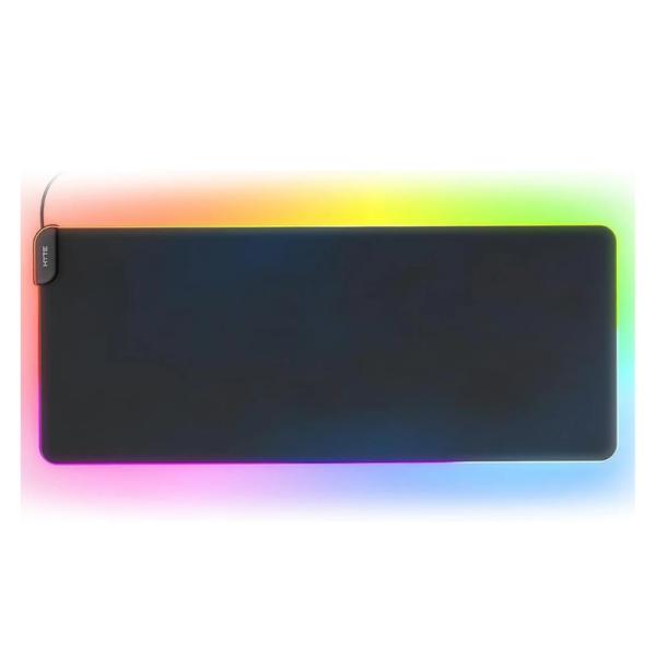 MOUSE PAD GAMING RGB HYTE CNVS 90X37CM POLI&Eacute;STER MAT-HYTE-CNVS-B NEGRO