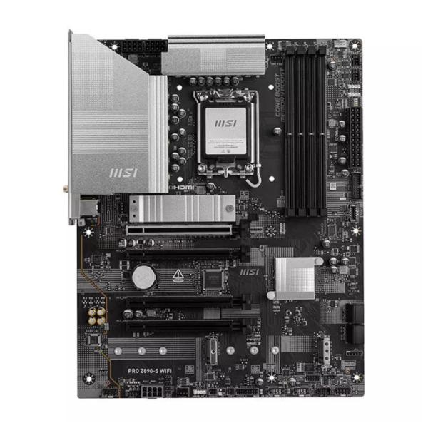 TARJETA MADRE MSI PRO Z890-S WIFI LGA1851 ATX DDR5 911-7E54-001 NEGRO / BLANCO