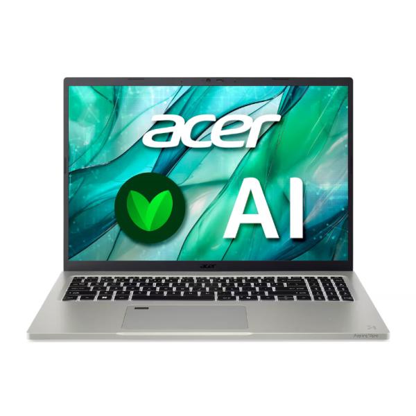 LAPTOP ACER ASPIRE VERO 16 AV16-51P-7063 WUXGA INTEL CORE ULTRA 7 16GB 512GB WINDOWS 11 HOME INGLES PLATEADO