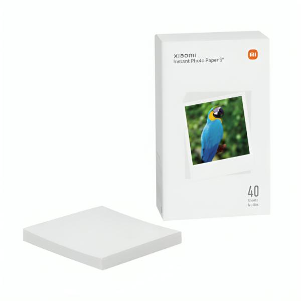 PAPEL FOTOGRAFICO XIAOMI INSTANTANEO 6" 40 HOJAS 43711 BLANCO
