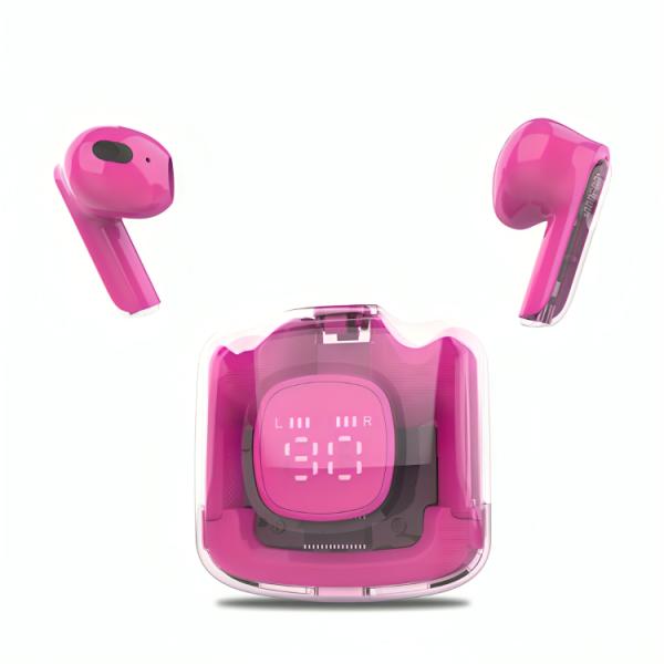 AUDIFONO MOONKI TWS EARBUD INALÁMBRICO BLUETOOTH MH-TWS50-PNK ROSADO