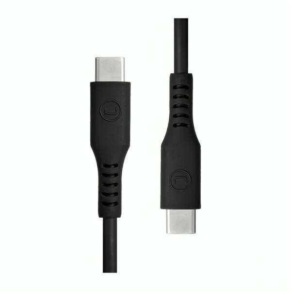 CABLE UNNO TEKNO CB4073BK USB TIPO C A TIPO C 65W 1.5M NEGRO