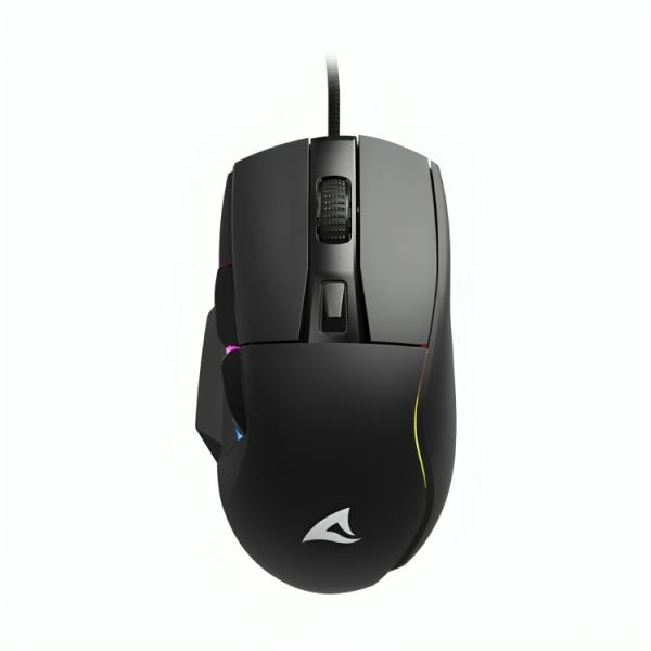 MOUSE GAMING SHARKOON SGM35 ALÁMBRICO USB 6400 DPI 4044951040216 NEGRO