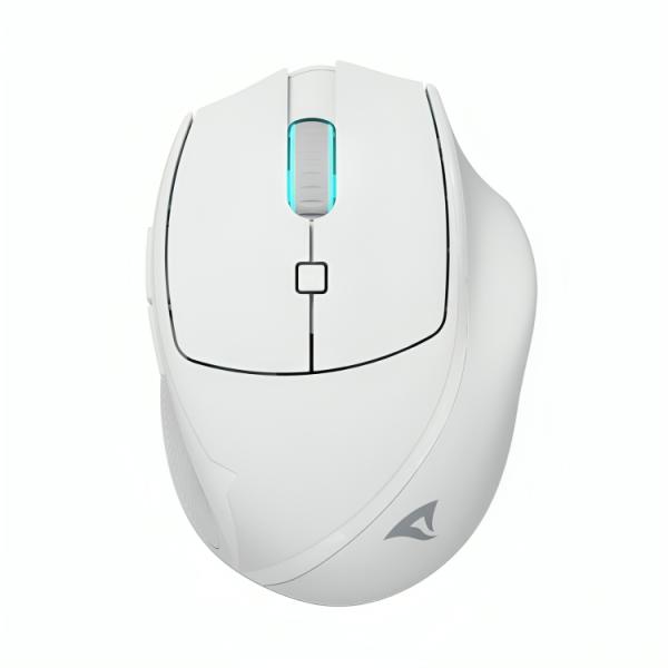 MOUSE RGB SHARKOON OFFICEPAL M25W INALÁMBRICO 2.4 GHZ 4000 DPI 4044951039654 BLANCO