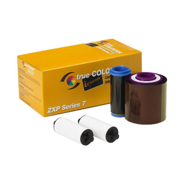 RIBBON ZEBRA 800077-742 YMCKO PARA IMPRESORA DE TARJETAS COMPATIBLE CON ZXP SERIE 7