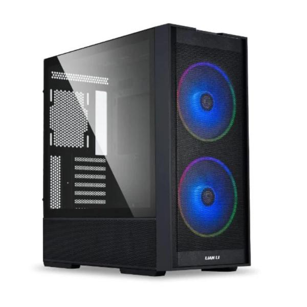 CASE GAMING RGB LIAN LI LANCOOL 206 MID TOWER VENTILADORES 2 DE 160MM CON VIDRIO LATERAL G99.LAN206RX.00 NEGRO