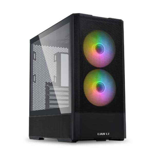 CASE GAMING RGB LIAN LI LANCOOL 207 MID TOWER 2 VENTILADORES DE 140MM Y 2 DE 120MM CON VIDRIO LATERAL G99.LAN207RX.00 NEGRO