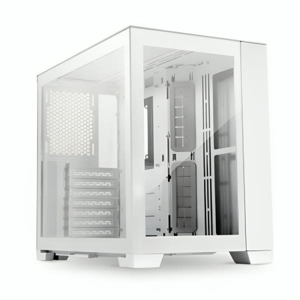 CASE GAMING LIAN LI O11 DYNAMIC MINI MINI TOWER SIN VENTILACI&Oacute;N INCLUIDA CON VIDRIO LATERAL + PANEL TRASERO MODULAR G99.O11DMI-S.00 BLANCO