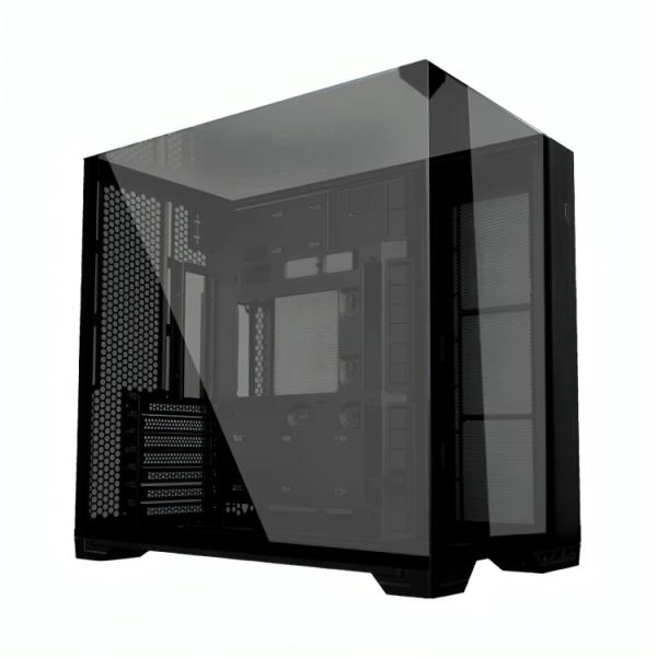 CASE GAMING LIAN LI O11 VISION COMPACT MID TOWER SIN VENTILACI&Oacute;N INCLUIDA CON VIDRIO LATERAL G99.O11VPX.00 NEGRO