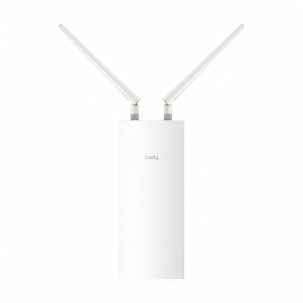 AMPLIFICADOR DE SEÑAL CUDY RE1200 OUTDOOR 1.0  EXTENSOR DE RANGO WI-FI  AC1200 POE PASIVO DE 24 V BLANCO