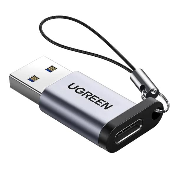 ADAPTADOR UGREEN US276 USB-A 3.0 A USB-C 50533 GRIS