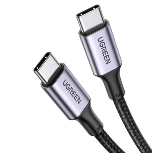 CABLE UGREEN US316 USB-C A USB-C 1M 70427 NEGRO