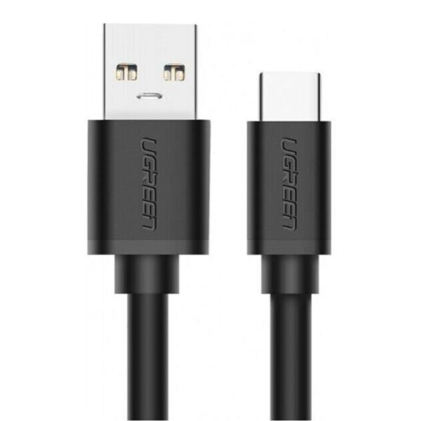 CABLE UGREEN US184 USB-A 3.0 A USB-C 2M 20884 NEGRO