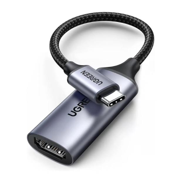 ADAPTADOR UGREEN CM297 USB-C A HDMI 70444 PLATEADO