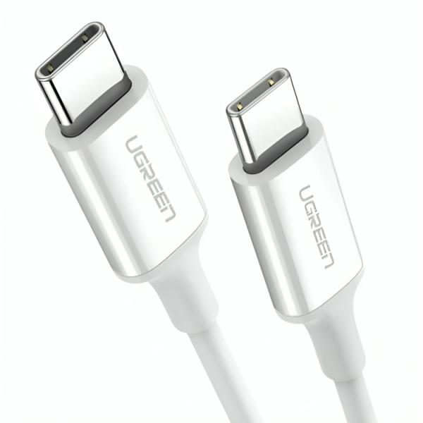 CABLE UGREEN US264 USB-C A USB-C 1M 60518 BLANCO