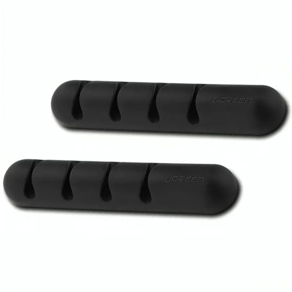 ORGANIZADOR DE CABLES UGREEN LP114 4 RANURAS 2 PACK 30762 NEGRO