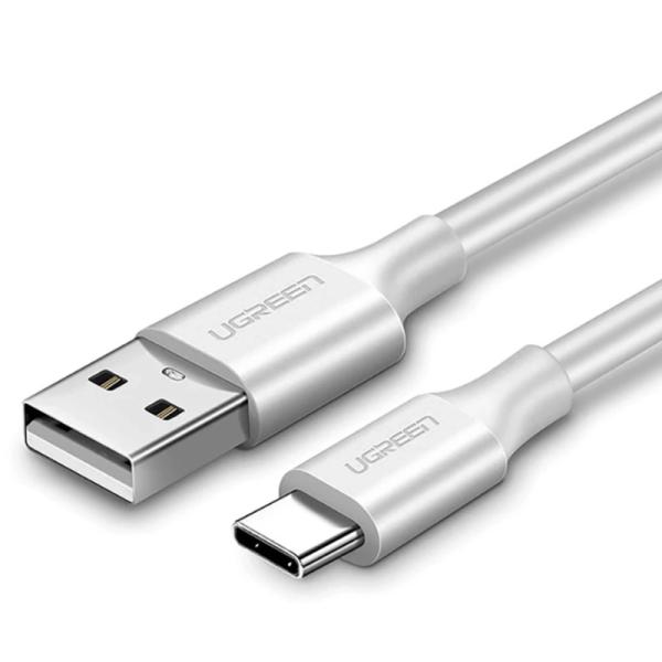 CABLE UGREEN US287 USB-A 2.0 A USB-C 1.5M 60122 BLANCO