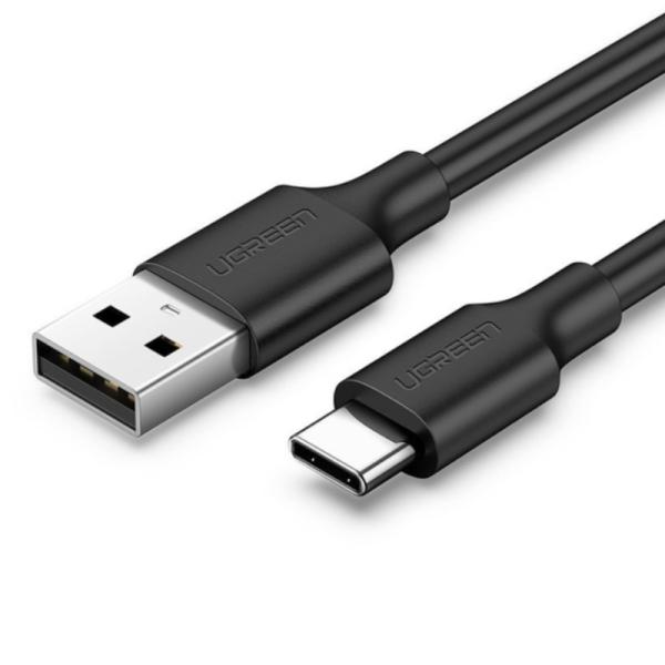 CABLE UGREEN US287 USB-A 2.0 A USB-C 1.5M 60117 NEGRO