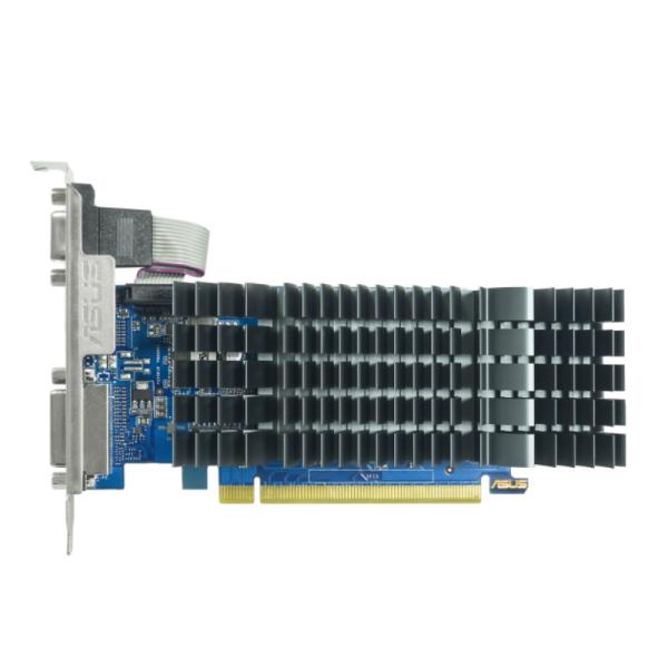 TARJETA DE VIDEO ASUS GEFORCE GT 710 2GB DDR3 EVO 954 MHZ 90YV0I70-M0NA00 NEGRO