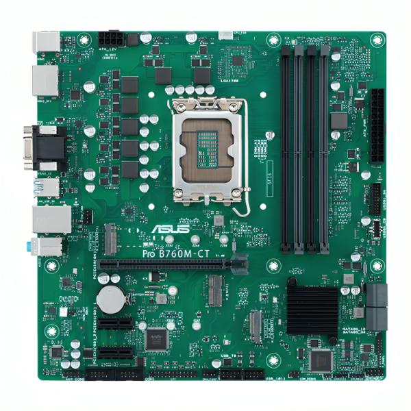 TARJETA MADRE ASUS PRO B760M-CT-CSM LGA1700 MICRO-ATX DDR5 90MB1DY0-M1AAYC NEGRO