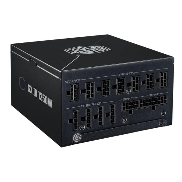 FUENTE DE PODER COOLER MASTER GX III GOLD 1250 1250W 80 PLUS FULL MODULAR ATX MPX-C503-AFAG-BUS NEGRO