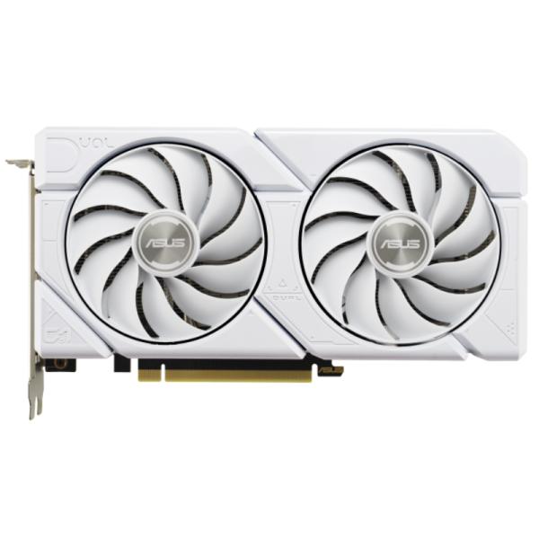 TARJETA DE VIDEO ASUS DUAL GEFORCE RTX 4060 EVO WHITE OC EDITION 8GB GDDR6 2535 MHZ 90YV0JCB-M0AA00 BLANCO