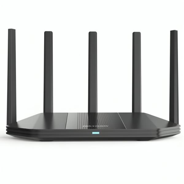 ROUTER INALAMBRICO HIKVISION DS-3WR18X(O-STD)/US (E) DUAL BAND 2.4/5 GHZ WIFI 6 PUERTOS WAN / LAN 317200345 NEGRO