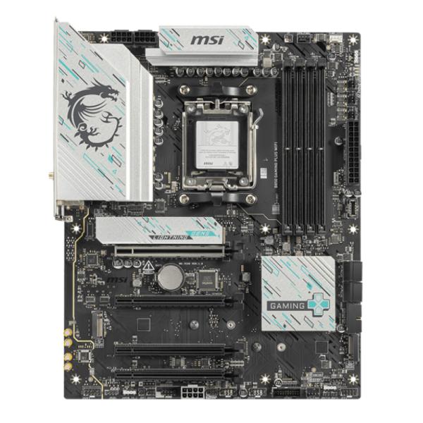 TARJETA MADRE MSI B850 GAMING PLUS WIFI AM5 ATX DDR5 911-7E56-001 NEGRO / BLANCO NEGRO / BLANCO