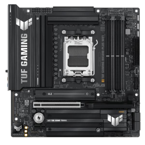 TARJETA MADRE ASUS TUF GAMING B850M-PLUS WIFI AM5 MICRO-ATX DDR5 90MB1IY0-M0EAY0 NEGRO