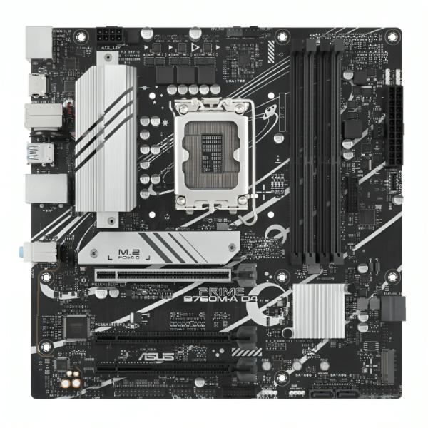 TARJETA MADRE ASUS PRIME B760M-A D4-CSM LGA1700 M-ATX DDR4 90MB1D00-M1EAYC NEGRO / BLANCO