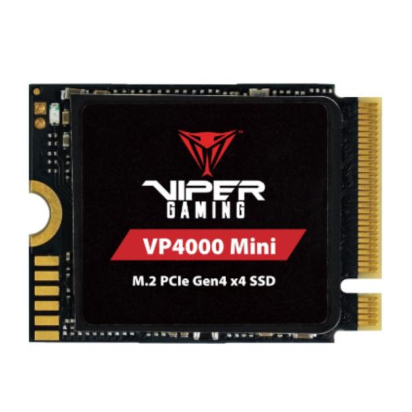 HD INTERNO SOLIDO 1TB PATRIOT VP4000 MINI M.2 2230 PCIe GEN4 X4 NVME 5000MB/S / 3500MB/S VP4000M1TBM23 NEGRO