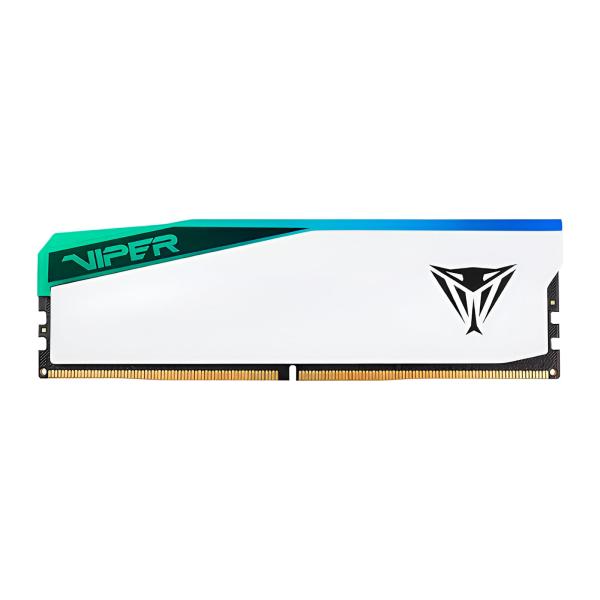 MEMORIA RAM PC 32GB PATRIOT VIPER ELITE 5 RGB PVER532G60C42W DDR5 6000 MHZ CL42 1.45 V BLANCO DIMM 288 PINES BLANCO